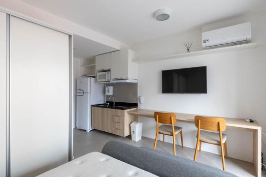 Studio de kitnet/studio para alugar com 1 quarto, 28m² em Vila Buarque, São Paulo