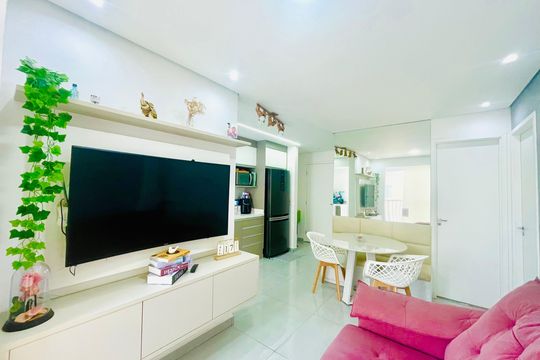 Sala de apartamento para alugar com 2 quartos, 44m² em Vila Itapegica, Guarulhos