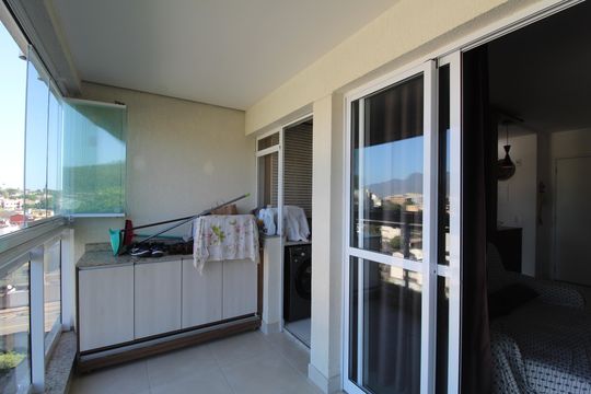 Sala - Varanda de apartamento à venda com 2 quartos, 60m² em Taquara, Rio de Janeiro