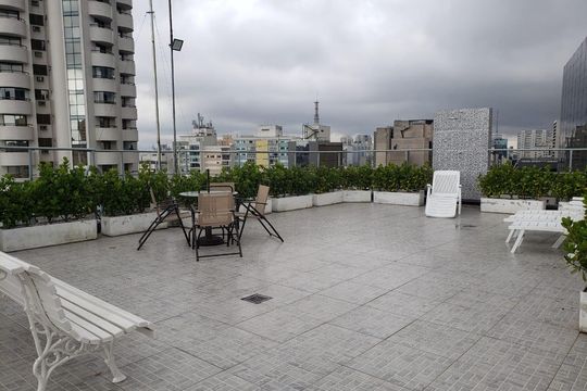 Área comum de apartamento à venda com 1 quarto, 39m² em Bela Vista, São Paulo