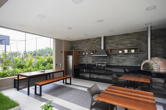 Churrasqueira de apartamento para alugar com 2 quartos, 63m² em Vila Andrade, São Paulo