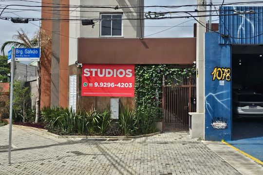Fachada de kitnet/studio à venda com 1 quarto, 25m² em Barra Funda, São Paulo