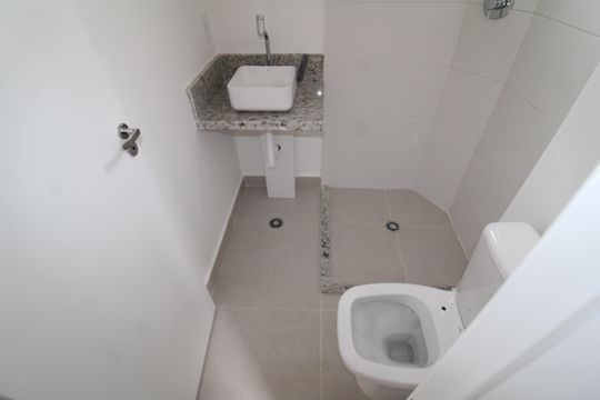 Quarto 1 - Banheiro de apartamento à venda com 1 quarto, 25m² em Vila Dom Pedro Ii, São Paulo