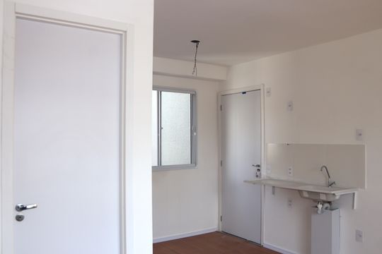 Cozinha de kitnet/studio à venda com 1 quarto, 21m² em Bela Vista, São Paulo