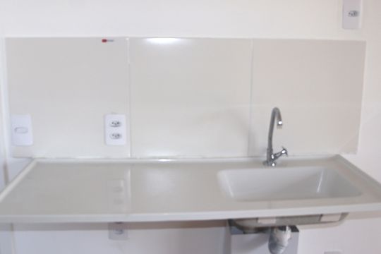 Cozinha de kitnet/studio à venda com 1 quarto, 21m² em Bela Vista, São Paulo