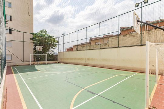Área comum -Quadra de apartamento à venda com 3 quartos, 69m² em Vila Caraguata, São Paulo