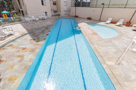 Área comum - Piscina de apartamento à venda com 3 quartos, 69m² em Vila Caraguata, São Paulo