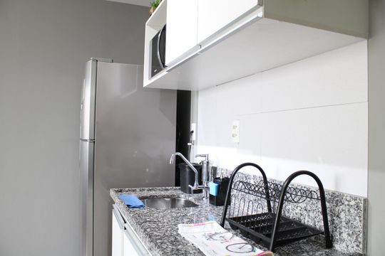 Detalhe da cozinha de apartamento à venda com 2 quartos, 45m² em Brás, São Paulo