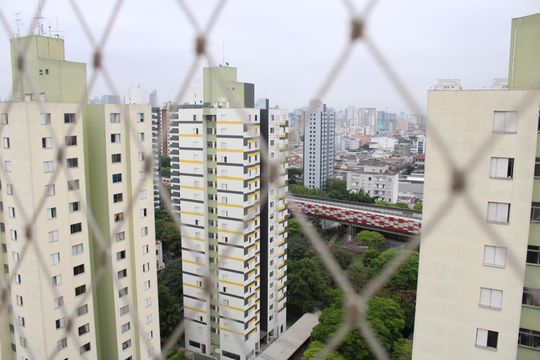Vista da Suíte de apartamento à venda com 2 quartos, 45m² em Brás, São Paulo
