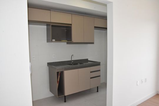 Cozinha de apartamento à venda com 2 quartos, 61m² em Jardim Colonia, Jundiaí
