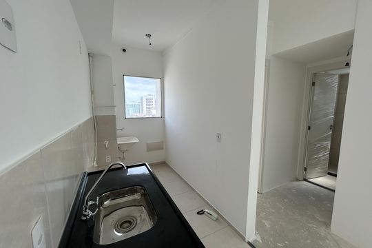 Cozinha de apartamento à venda com 1 quarto, 32m² em Todos Os Santos, Rio de Janeiro
