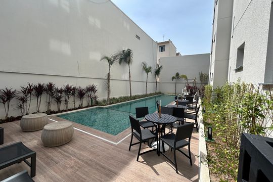Área comum - Piscina de apartamento à venda com 1 quarto, 32m² em Todos Os Santos, Rio de Janeiro
