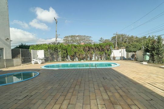 Área comum - Piscina de apartamento à venda com 1 quarto, 44m² em Farrapos, Porto Alegre