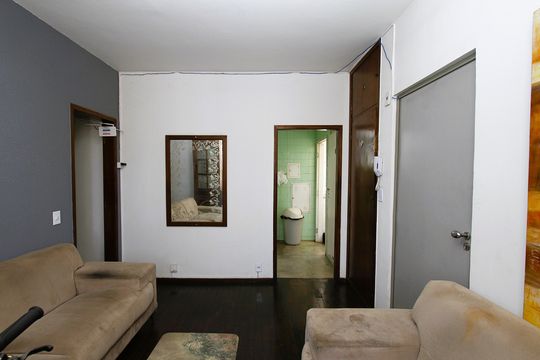 Sala de apartamento à venda com 4 quartos, 126m² em Coração Eucarístico, Belo Horizonte