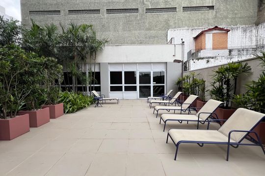 Área comum de kitnet/studio à venda com 1 quarto, 41m² em Sumaré, São Paulo