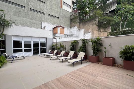 Área comum de kitnet/studio à venda com 1 quarto, 41m² em Sumaré, São Paulo