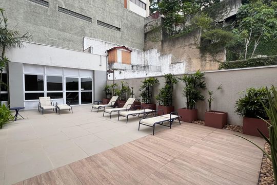 Área comum de kitnet/studio à venda com 1 quarto, 41m² em Sumaré, São Paulo