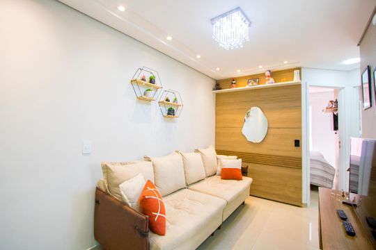 Sala de apartamento à venda com 2 quartos, 98m² em Santa Maria, Santo André