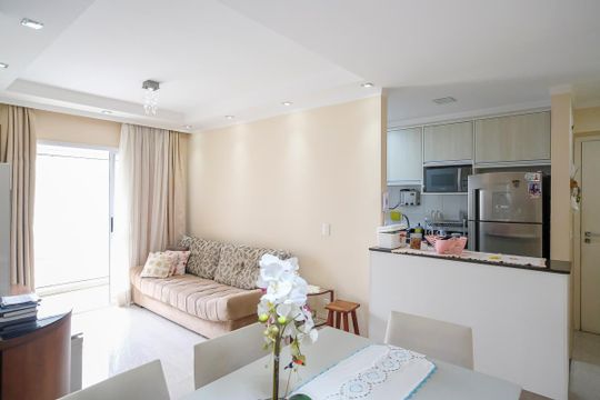 Sala de apartamento à venda com 3 quartos, 82m² em Centro, São Caetano do Sul