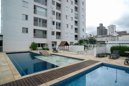 Piscina de apartamento à venda com 3 quartos, 82m² em Centro, São Caetano do Sul