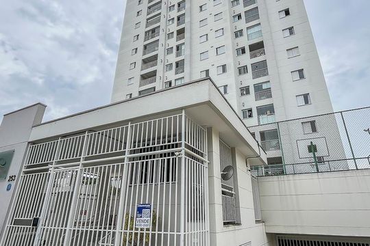 Fachada + plaquinha de apartamento à venda com 3 quartos, 82m² em Centro, São Caetano do Sul