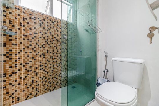 Banheiro de apartamento para alugar com 2 quartos, 70m² em Jardim Paulista, São Paulo