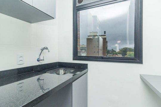 Banheiro Social de apartamento para alugar com 1 quarto, 50m² em Vila Joao Pessoa, Porto Alegre