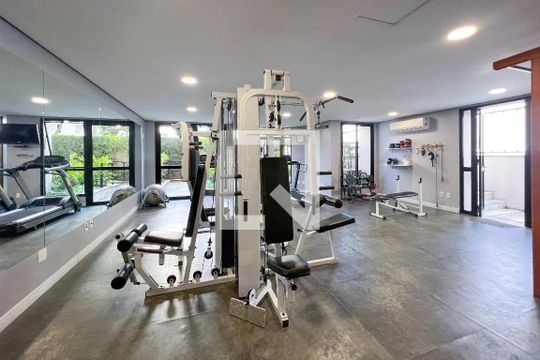 Área comum - Academia de apartamento para alugar com 2 quartos, 56m² em Indianópolis, São Paulo