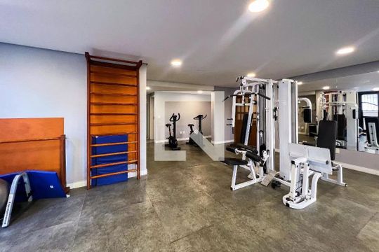 Área comum - Academia de apartamento para alugar com 2 quartos, 56m² em Indianópolis, São Paulo