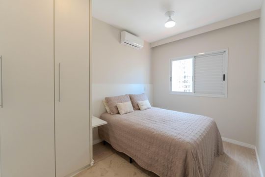 Suíte 1 de apartamento à venda com 2 quartos, 55m² em Consolação, São Paulo