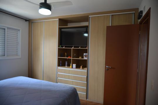 Quarto Suíte de apartamento à venda com 3 quartos, 100m² em Vila Assunção, Santo André
