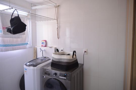 Área de Serviço de apartamento à venda com 3 quartos, 100m² em Vila Assunção, Santo André