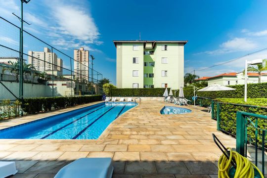 Área comum - Piscina de casa de condomínio à venda com 3 quartos, 126m² em Utinga, Santo André