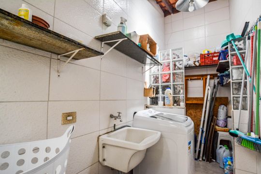 Área de Serviço de casa de condomínio à venda com 3 quartos, 126m² em Utinga, Santo André
