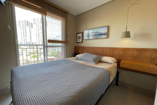 Quarto de apartamento à venda com 1 quarto, 37m² em Ferreira, São Paulo