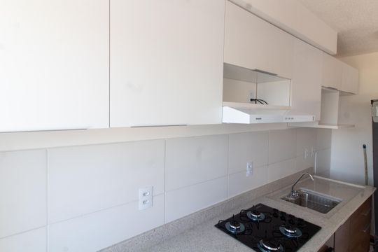 Cozinha de apartamento para alugar com 2 quartos, 46m² em Jardim Boa Esperança, Campinas