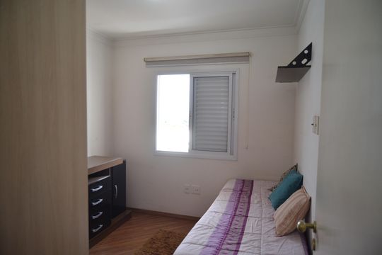 Quarto 1 de apartamento à venda com 3 quartos, 86m² em Vila Valparaíso, Santo André