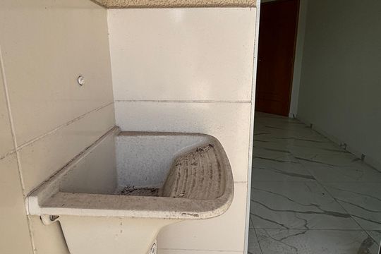 Área de Serviço de apartamento para alugar com 2 quartos, 78m² em Jardim Guarará, Santo André