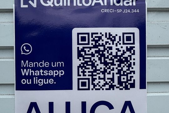 Placa de apartamento para alugar com 2 quartos, 78m² em Jardim Guarará, Santo André