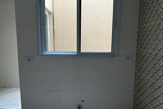 Cozinha de apartamento para alugar com 2 quartos, 52m² em Jardim Guarará, Santo André
