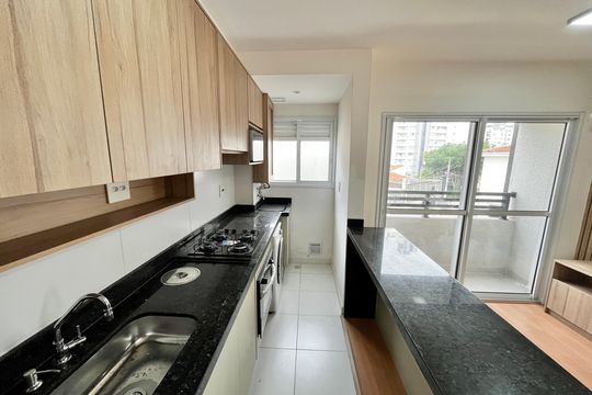 Sala/Cozinha de apartamento à venda com 2 quartos, 37m² em Parada Inglesa, São Paulo