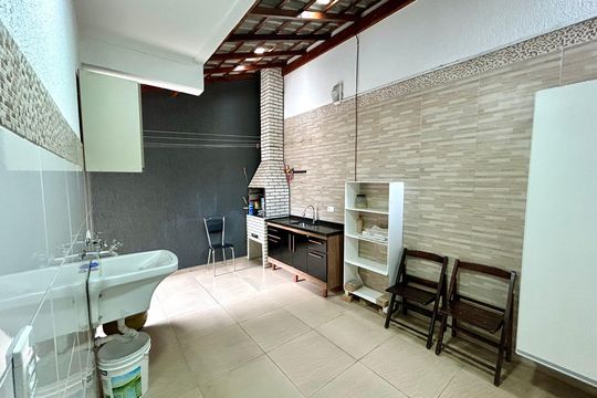 Área comum - Churrasqueira de casa para alugar com 3 quartos, 153m² em Jardim Paraventi, Guarulhos