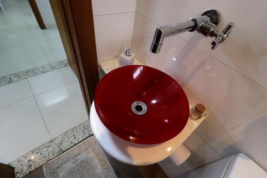 Lavabo - Pia de casa à venda com 3 quartos, 163m² em Pinheirinho, Santo André