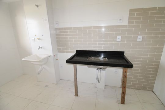 Cozinha de apartamento para alugar com 2 quartos, 70m² em Colinas do Paratehy, São José dos Campos