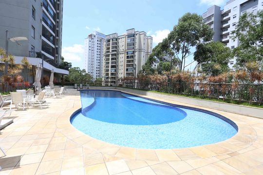 Área comum - Piscina de apartamento à venda com 3 quartos, 170m² em Vila Andrade, São Paulo