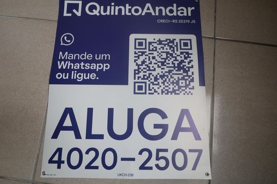 Placa de apartamento para alugar com 2 quartos, 49m² em Olaria, Canoas