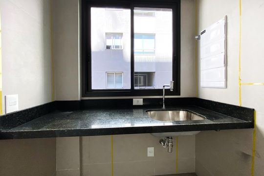 Área de Serviço de apartamento à venda com 3 quartos, 107m² em Boa Viagem, Belo Horizonte