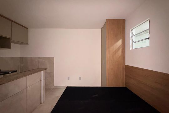 Sala/ quarto de kitnet/studio para alugar com 1 quarto, 22m² em Parque das Nações, Santo André