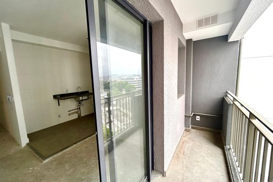 Varanda da Sala de apartamento à venda com 2 quartos, 56m² em Vila Rosalia, Guarulhos
