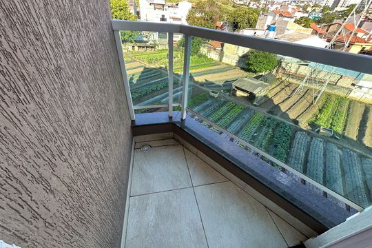 Varanda da Suíte de apartamento para alugar com 2 quartos, 96m² em Vila Pires, Santo André